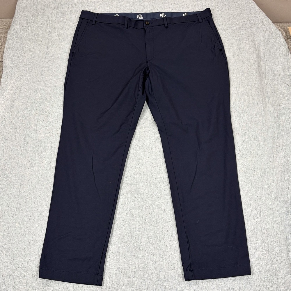 Lauren Ralph Lauren Black Label Performance Golf Pants Mens 42x28.5 Navy‎ Blue